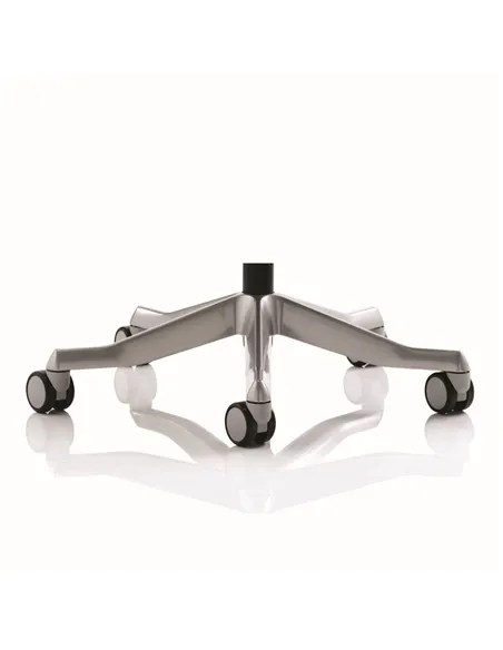 Dynamic Zure Executive Office Chair White Shell Charcoal Mesh With Arms And Headrest KC0162