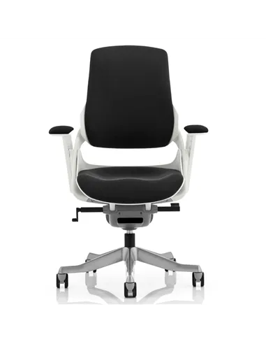 Dynamic Zure Office Chair White Shell  Fully Bespoke Colour Ginseng Chilli KCUP0694