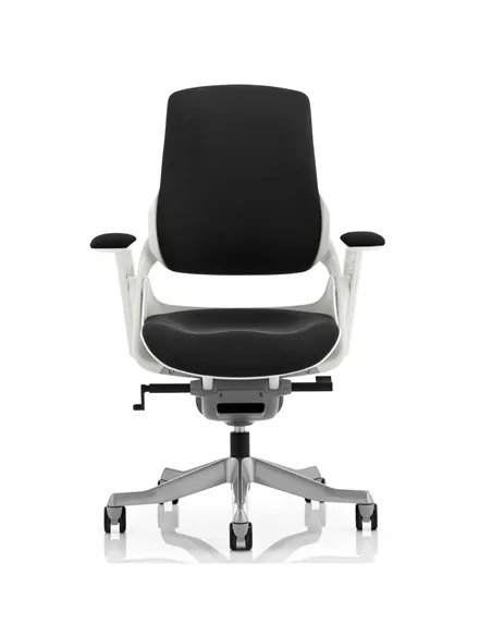 Dynamic Zure Office Chair White Shell  Fully Bespoke Colour Ginseng Chilli KCUP0694