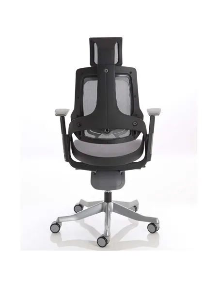 Dynamic Zure Executive Office Chair Black Shell Charcoal Mesh And Headrest KCUP1281