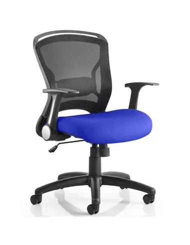 Dynamic Zeus Task Operator Office Chair Bespoke Colour Seat Stevia Blue KCUP0707