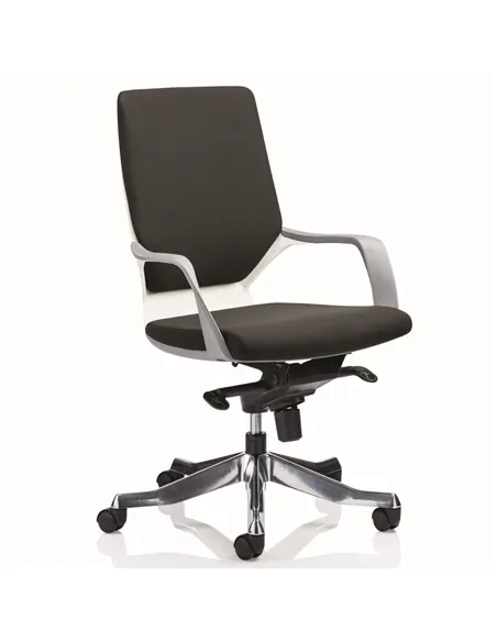 Dynamic Xenon Executive Office Chair Black Fabric Medium Back With Arms EX000094
