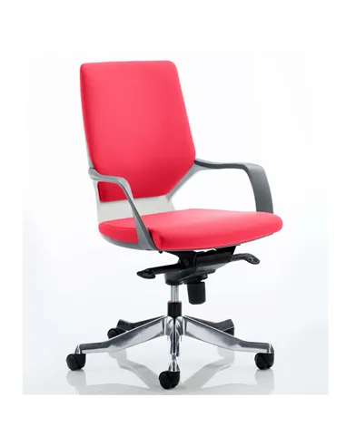 Dynamic Xenon Executive Office Chair Medium Back Bespoke Colour Bergamot Cherry KCUP0609
