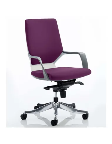 Dynamic Xenon Executive Office Chair Medium Back Bespoke Colour Tansy Purple KCUP0616