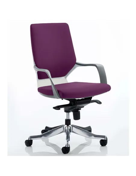 Dynamic Xenon Executive Office Chair Medium Back Bespoke Colour Tansy Purple KCUP0616