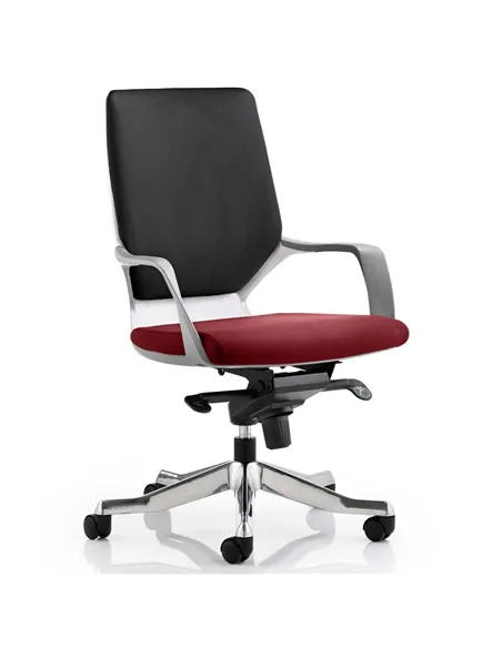 Dynamic Xenon Executive Office Chair Medium Back Bespoke Colour Seat Ginseng Chilli KCUP0622