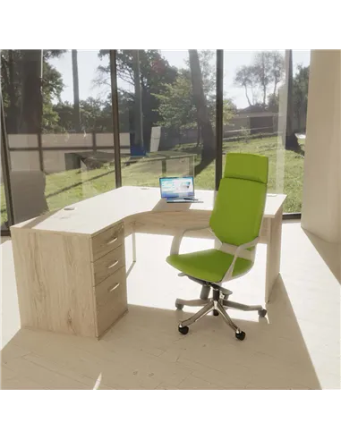 Dynamic Xenon Executive Office Chair High Back With Headrest Fully Bespoke Colour Myrrh Green KCUP1179