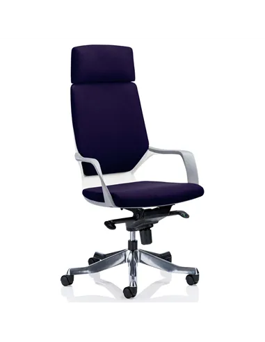 Dynamic Xenon Executive Office Chair High Back With Headrest Fully Bespoke Colour Tansy Purple KCUP1185
