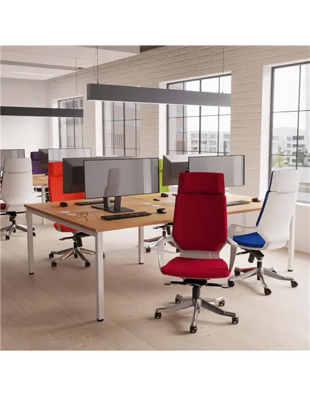 Dynamic Xenon Executive Office Chair High Back With Headrest Fully Bespoke Colour Tansy Purple KCUP1185