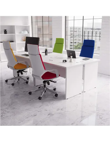 Dynamic Xenon Executive Office Chair High Back With Headrest Fully Bespoke Colour Tansy Purple KCUP1185