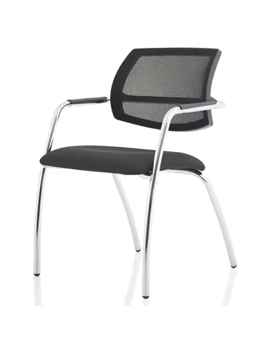 Dynamic Swift Visitor Chair (Straight Leg) Bespoke Colour Maringa Teal KCUP1638