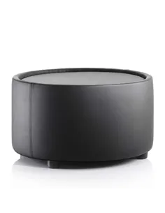 Dynamic Neo Reception Round Table Black Leather BR000096