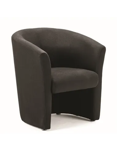 Dynamic Neo Visitor Chair Single Tub Black Fabric BR000099
