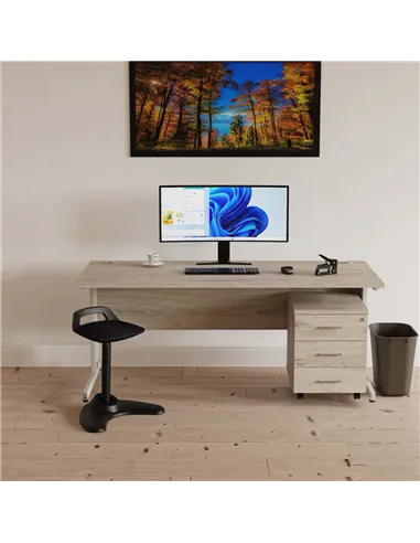 Dynamic Spry Office Stool Black Frame Bespoke Colour Seat Maringa Teal KCUP1204