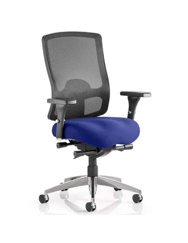 Dynamic Regent Task Operator Chair Bespoke Colour Seat Stevia Blue KCUP0499
