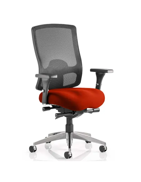 Dynamic Regent Task Operator Chair Bespoke Colour Seat Tabasco Orange KCUP0500