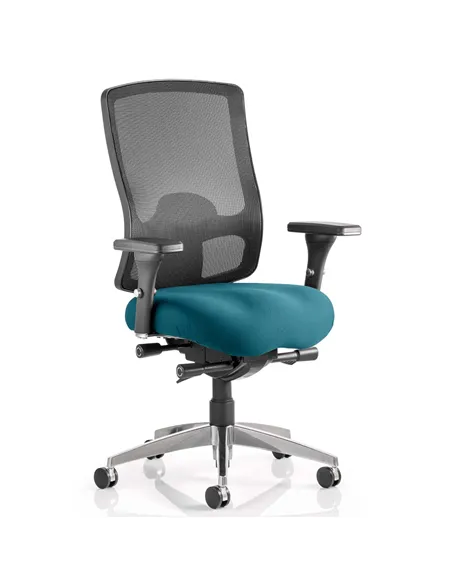 Dynamic Regent Task Operator Chair Bespoke Colour Seat Maringa Teal KCUP0503