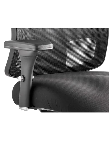 Dynamic Regent Task Operator Chair Black Fabric Black Mesh Back With Arms OP000113