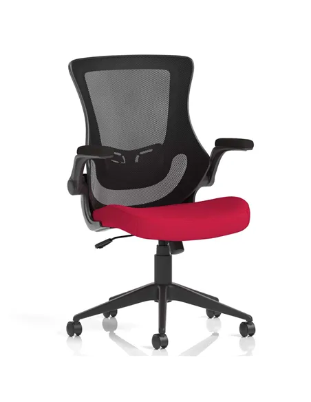 Dynamic Orbit Black Mesh Back Office Chair Bespoke Colour Seat Bergamot Cherry KCUP2137