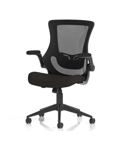 Dynamic Orbit Black Mesh Back Office Chair Bespoke Colour Seat Myrrh Green KCUP2138