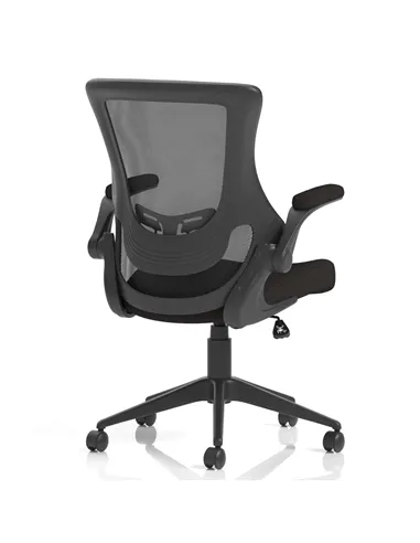 Dynamic Orbit Black Mesh Back Office Chair Bespoke Colour Seat Senna Yellow KCUP2141