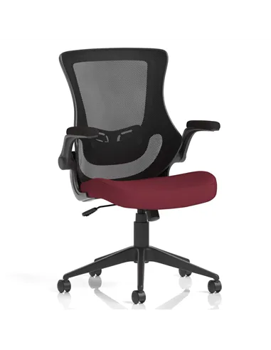 Dynamic Orbit Black Mesh Back Office Chair Bespoke Colour Seat Ginseng Chilli KCUP2142