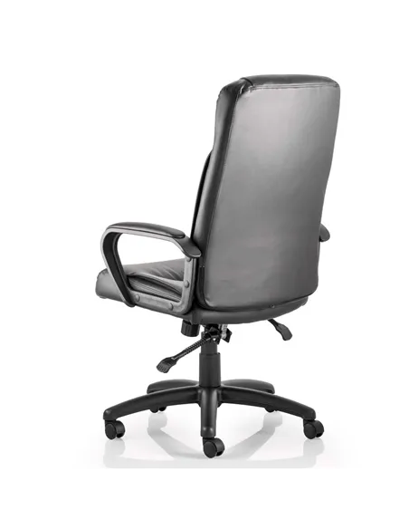 Dynamic Plaza Executive Office Chair Black Soft Bonded Leather With Arms EX000052