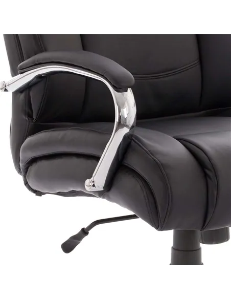Dynamic Texas Executive Heavy Duty Office Chair Soft Bonded Leather With Arms EX000115