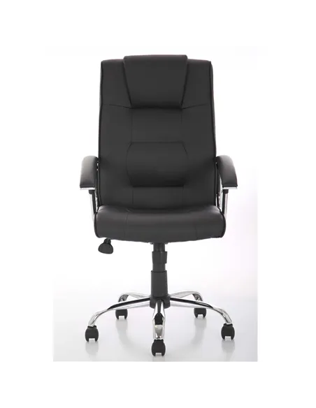 Dynamic Thrift Executive Office Chair Black Soft Bonded Leather With Padded Arms EX000163