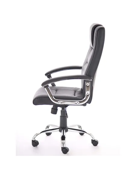 Dynamic Thrift Executive Office Chair Black Soft Bonded Leather With Padded Arms EX000163