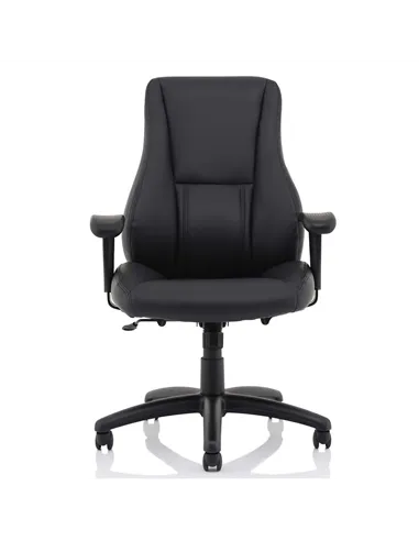 Dynamic Winsor Black Leather Office Chair No Headrest EX000212