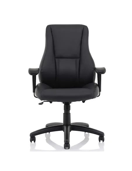 Dynamic Winsor Black Leather Office Chair No Headrest EX000212