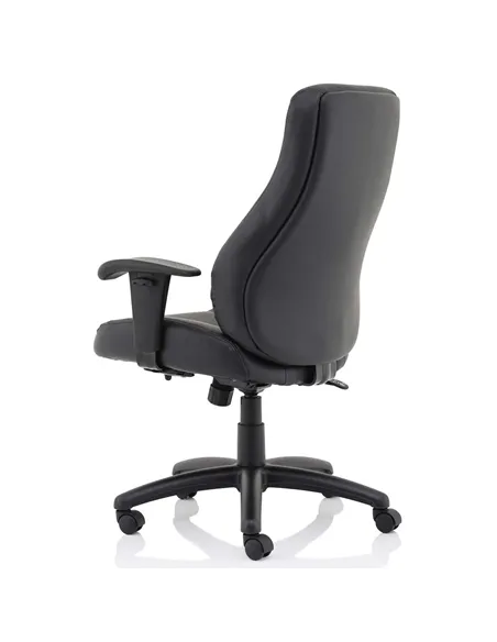 Dynamic Winsor Black Leather Office Chair No Headrest EX000212