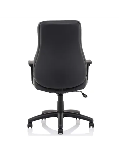 Dynamic Winsor Black Leather Office Chair No Headrest EX000212