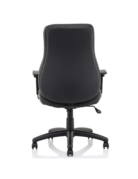 Dynamic Winsor Black Leather Office Chair No Headrest EX000212