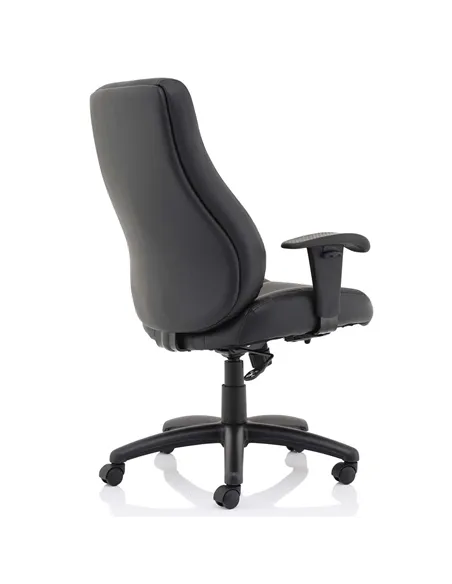 Dynamic Winsor Black Leather Office Chair No Headrest EX000212