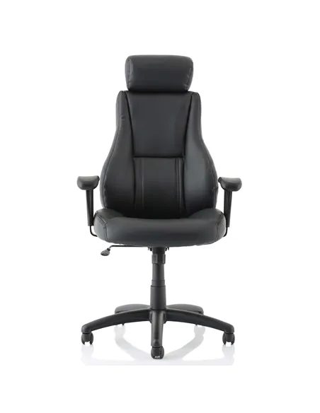 Dynamic Winsor Black Leather Office Chair With Headrest EX000213