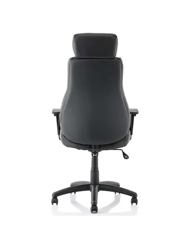 Dynamic Winsor Black Leather Office Chair With Headrest EX000213