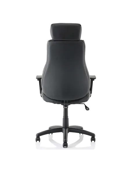 Dynamic Winsor Black Leather Office Chair With Headrest EX000213