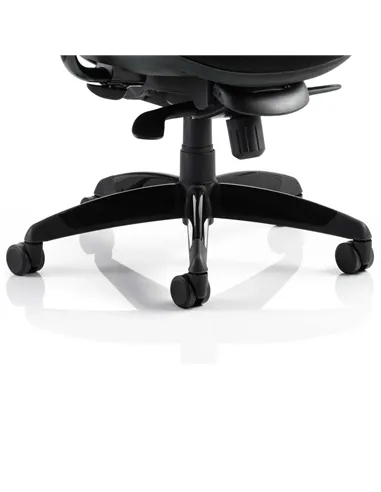 Dynamic Stealth Shadow Ergo Posture Heavy Duty Office Chair Black Airmesh Seat KC0158