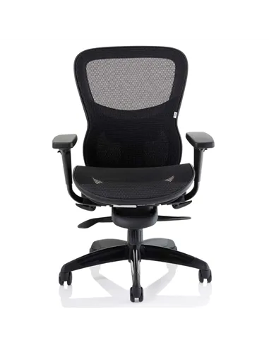 Dynamic Stealth Shadow Ergo Posture Heavy Duty Office Chair Black Mesh Seat And Back PO000021