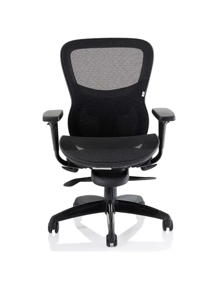 Dynamic Stealth Shadow Ergo Posture Heavy Duty Office Chair Black Mesh Seat And Back PO000021