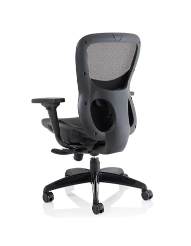 Dynamic Stealth Shadow Ergo Posture Heavy Duty Office Chair Black Mesh Seat And Back PO000021