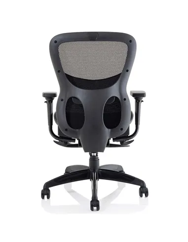 Dynamic Stealth Shadow Ergo Posture Heavy Duty Office Chair Black Mesh Seat And Back PO000021