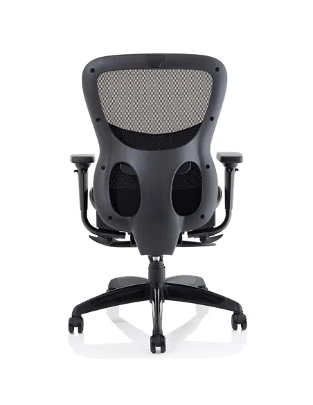 Dynamic Stealth Shadow Ergo Posture Heavy Duty Office Chair Black Mesh Seat And Back PO000021