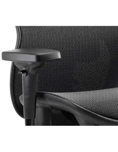 Dynamic Stealth Shadow Ergo Posture Heavy Duty Office Chair Black Mesh Seat And Back PO000021