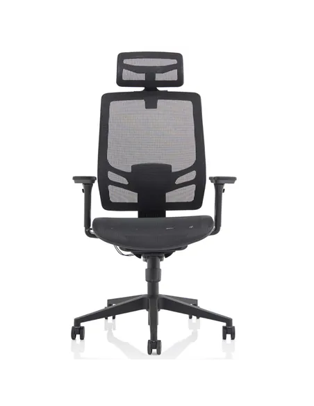 Dynamic Ergo Twist Office Chair Black Mesh Seat Mesh Back with Headrest KC0299
