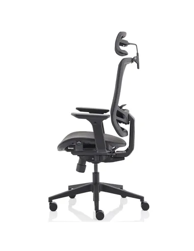 Dynamic Ergo Twist Office Chair Black Mesh Seat Mesh Back with Headrest KC0299