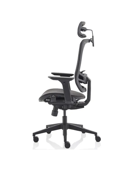 Dynamic Ergo Twist Office Chair Black Mesh Seat Mesh Back with Headrest KC0299