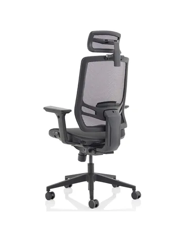 Dynamic Ergo Twist Office Chair Black Mesh Seat Mesh Back with Headrest KC0299